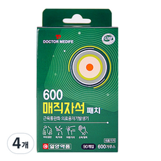 일양약품 근육통 600 매직 자석패치, 4개, 90개입