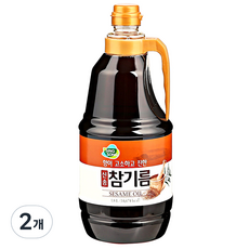 신송 참기름, 1.8L, 2개