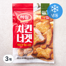 하림 치킨너겟 (냉동), 480g, 3개