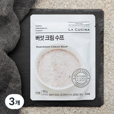 라쿠치나 버섯 크림 스프 (냉장), 160g, 3개