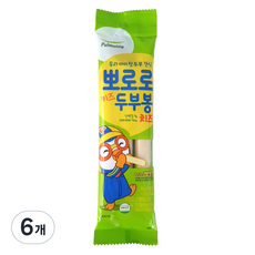 풀무원 아동용 뽀로로 키즈 두부봉 치즈 3p, 6개, 84g - 뽀로로두부봉