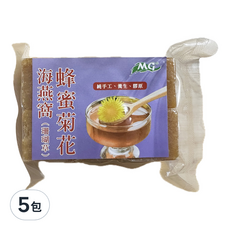 茂格生機 手工海燕窩 冰糖蜂蜜菊花 270g 5包入 - 健康養生飲品, 5包