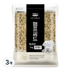 더담은 햄프씨드, 1kg, 3개