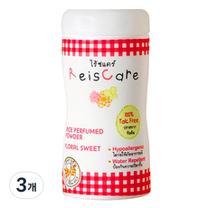 라이스케어 플로럴 스위트 베이비 파우더, 50g, 3개