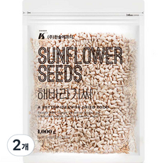한솔에프디 해바라기씨, 1kg, 2개