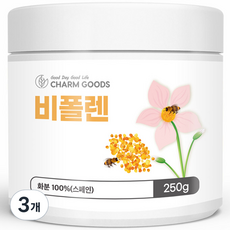 Chamgoods 蜂花粉 蜂花粉, 250g, 3個