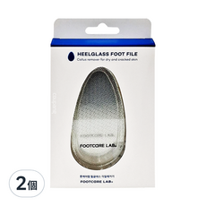 FOOTCaRE LAB 去腳皮去角質玻璃磨片, 奈米技術, 溫和去除角質, 2個