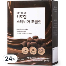 키토랩 무설탕 스테비아 초콜릿, 180g, 4개