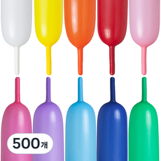 셈퍼텍스 요술풍선 260S, 랜덤발송, 500개 일반 (랜덤발송), 500개