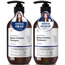 달리프 퍼퓸샴푸 500ml + 퍼퓸 트리트먼트 500ml 레이니데이향, 1세트