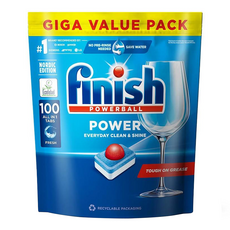 finish 洗碗機全效合一洗碗塊 100個, 1.7kg, 1包
