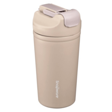 Corelle Brands 康寧餐具 Snapware 陶瓷不鏽鋼真空保溫隨手杯, 咖啡色, 500ml, 1個