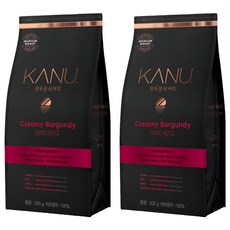 카누 원두 분쇄 커피 크리미 버건디, 200g, 2개 2개, 200g
