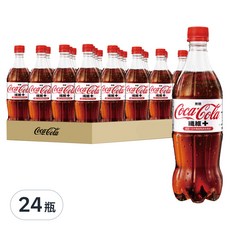 Coca-Cola 可口可樂 纖維+ 無糖配方，富含膳食纖維，促進消化, 600ml, 24瓶