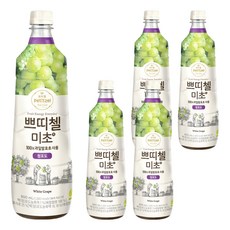CJ petitzel 美酢青葡萄果醋, 900ml, 5瓶