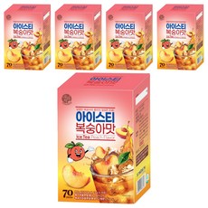 우리차 아이스티 복숭아, 13g, 70개입, 5개