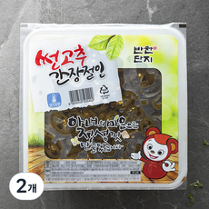 반찬단지 썬고추 간장절임, 3kg, 2개