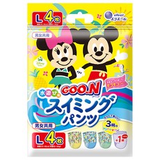 GOO.N 大王 日本境內版 迪士尼戲水褲, L, 1包
