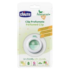 Chicco 草本防蚊夾扣, 天然香茅精油, 無添加樟腦及DEET, 適用於3歲以上, 1個, 隨機出貨