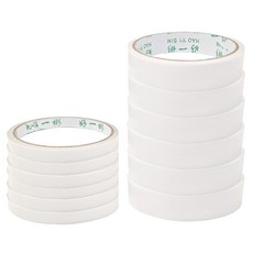 透明雙面膠 Set, 1CM+2CM 各6入 共12個, 透明, 1組