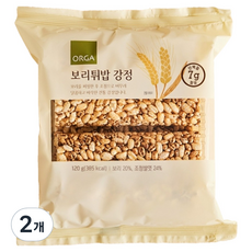 올가홀푸드 보리튀밥 강정, 120g, 2개