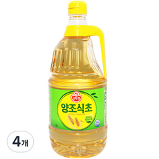 오뚜기 양조식초, 1.8L, 4개