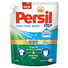 Persil 寶瀅 室內晾衣型酵素洗衣精補充包, 添加9種獨家酵素, 清潔更加倍, 降低室內晾衣產生的異味, 1.5L, 1包