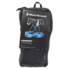 Black Diamond W Momentum 女款安全吊帶 Aqua 攀登器材, S, BD-651102-AQUA