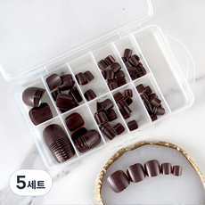 패디큐어 네일 패디팁 120p 세트, T37, 5세트