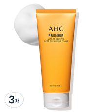 AHC 프리미어 비타 13 멜팅 딥 클렌징 폼, 200ml, 3개