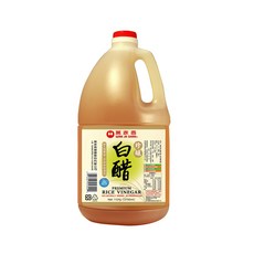 萬家香 珍釀白醋 100%純釀造, 絕不使用冰醋酸, 不添加人工調味料, 3.75L, 1瓶
