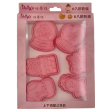 Betty's 焙蒂絲 聖誕節餅乾壓模6件組, PM207, 1組