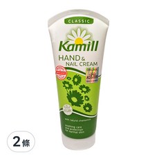 Kamill 卡蜜兒 洋甘菊護手霜, 呵護柔嫩肌膚, 滋潤鎖水, 100ml, 2條