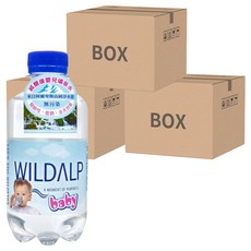 WILDALP BABY礦泉水 來自阿爾卑斯山純淨水源 弱鹼性 低鈉 含天然氣 250ml 12瓶裝, 36瓶