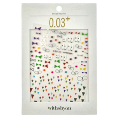 withshyan 超薄美甲貼, No.22293, 1組