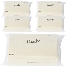 Vastly 無塵三層吸管面紙, 66入, 5個