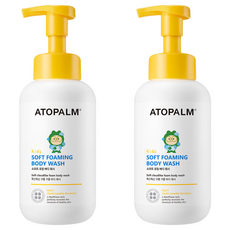 ATOPALM 愛多康 孩童柔軟泡沫沐浴慕斯, 460ml, 2瓶