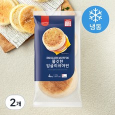 삼립 쫄깃한 잉글리쉬머핀 4개입 (냉동), 240g, 2개