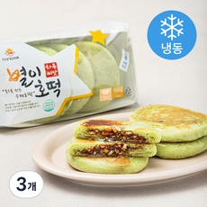 반쿡 하루씨앗 녹차호떡 (냉동), 300g, 3개