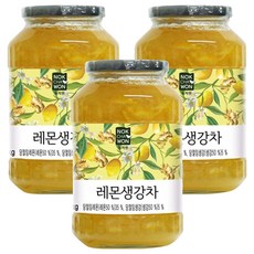NOKCHAWON 綠茶園 檸檬薑茶果醬, 1kg, 3罐