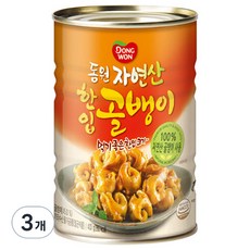 동 원 한입 골뱅이 통조림, 400g, 3개