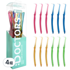DOCTORS 臼齒牙縫專用尖頭牙刷, 4組, 12支