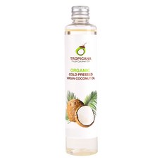 TROPICANA 冷壓初榨保濕椰子油 臉&身體用, 1個, 100ml
