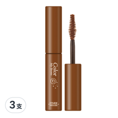ETUDE 眉飛色舞染眉膏 4.5g, 04 NaturalBrown, 3支