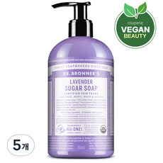 닥터브로너스 라벤더 슈가 솝, 360ml, 5개