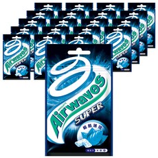 Airwaves Super極酷嗆涼無糖口香糖 薄荷口味, 28g, 15包