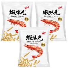 裕榮食品 蝦味先 原味, 非油炸, 60g, 3包
