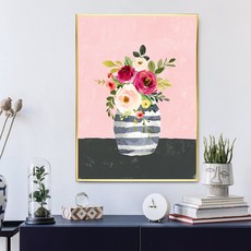 꽃수채화액자세트