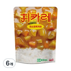 휘카레 채소듬뿍 카레 매운맛, 210g, 6개