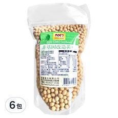 茂喜食品 加拿大非基因改造黃豆 400g, 6包